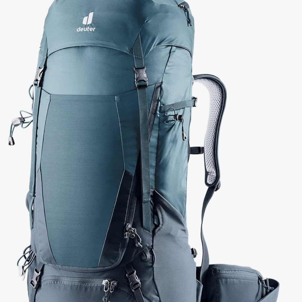 Deuter Futura Air Trek D3402321-1374 Men's Climbing Backpack, 60+10, Atlantic x
